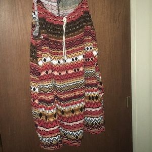 Fall patterned dress